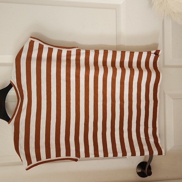 JCrew Striped Skeeveless Top -Small NWT - Picture 5 of 5